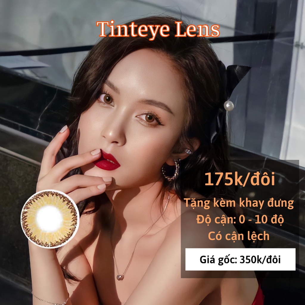 [OFF 50%: 125K/Đôi] Bộ 3 mẫu kính áp tròng dự tiệc Tinteye Lens 0 - 10 độ