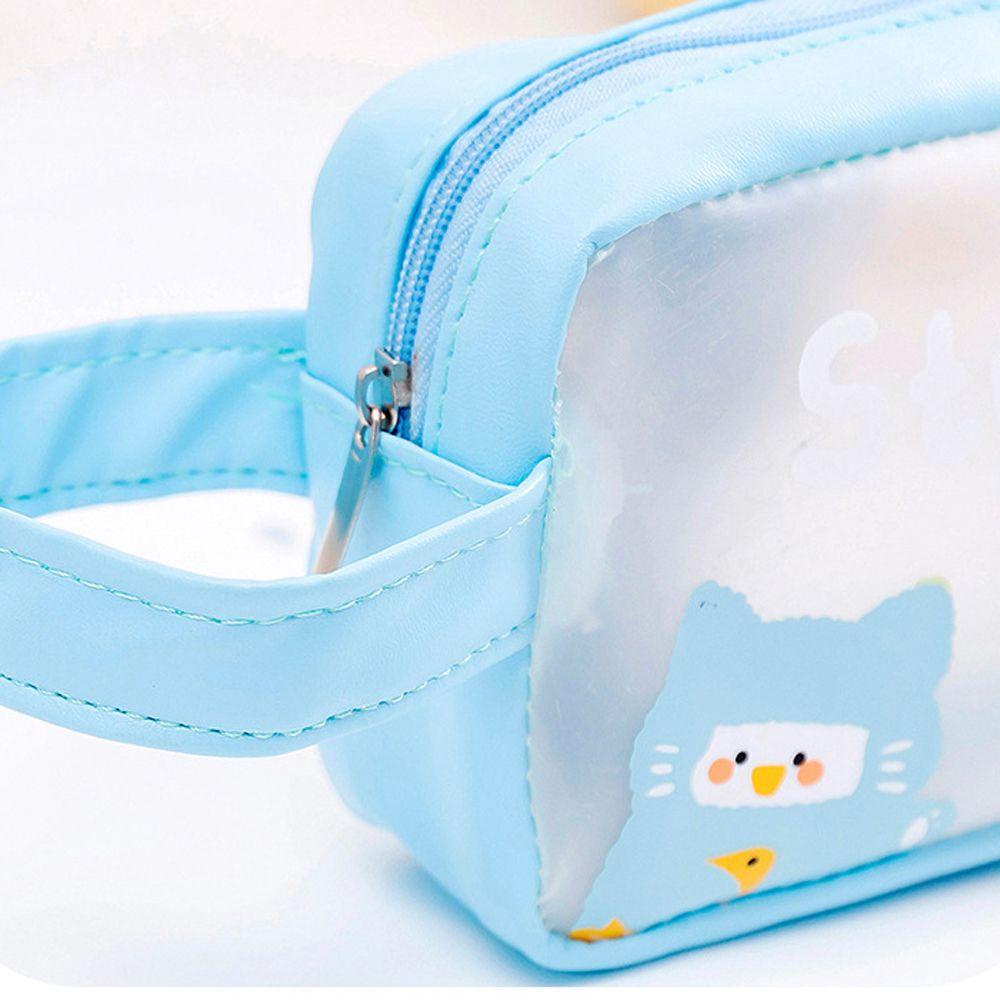 Túi Đựng Bút Bằng PVC PU Chống Nước In Hình Hoạt Hình Dễ Thương