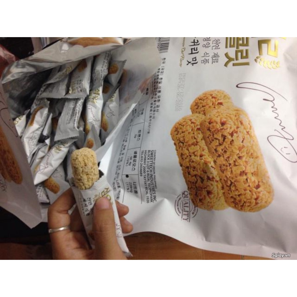 Combo 3 gói bánh yến mạch hàn quốc túi 400g susuto | BigBuy360 - bigbuy360.vn
