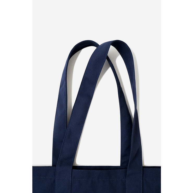 OWL BRAND® CANVAS TOTE BAG - Túi đeo vai Vải canvas / Navy