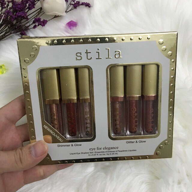 Set nhũ mắt kim tuyến stila 6 cây KB E405 | BigBuy360 - bigbuy360.vn