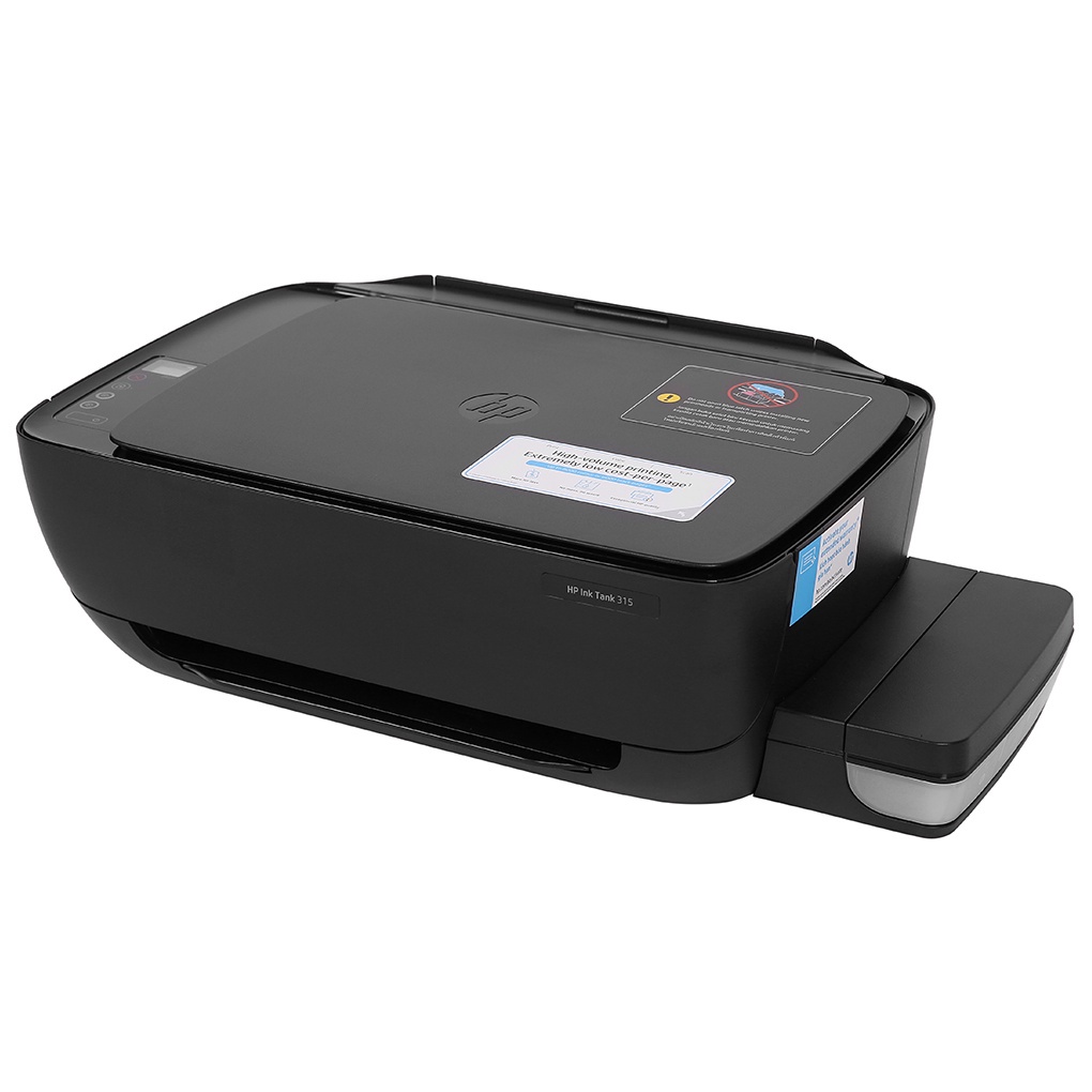 Máy In Phun Màu HP đa năng in scan copy Ink Tank 315  - Bảo hành 12 tháng