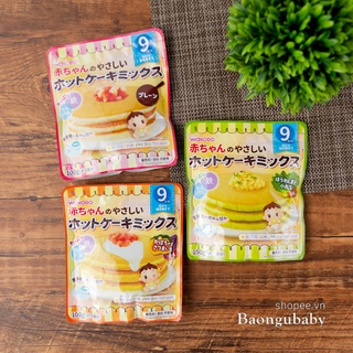 Bột làm bánh pancake Wakodo cho bé 9m ăn dặm