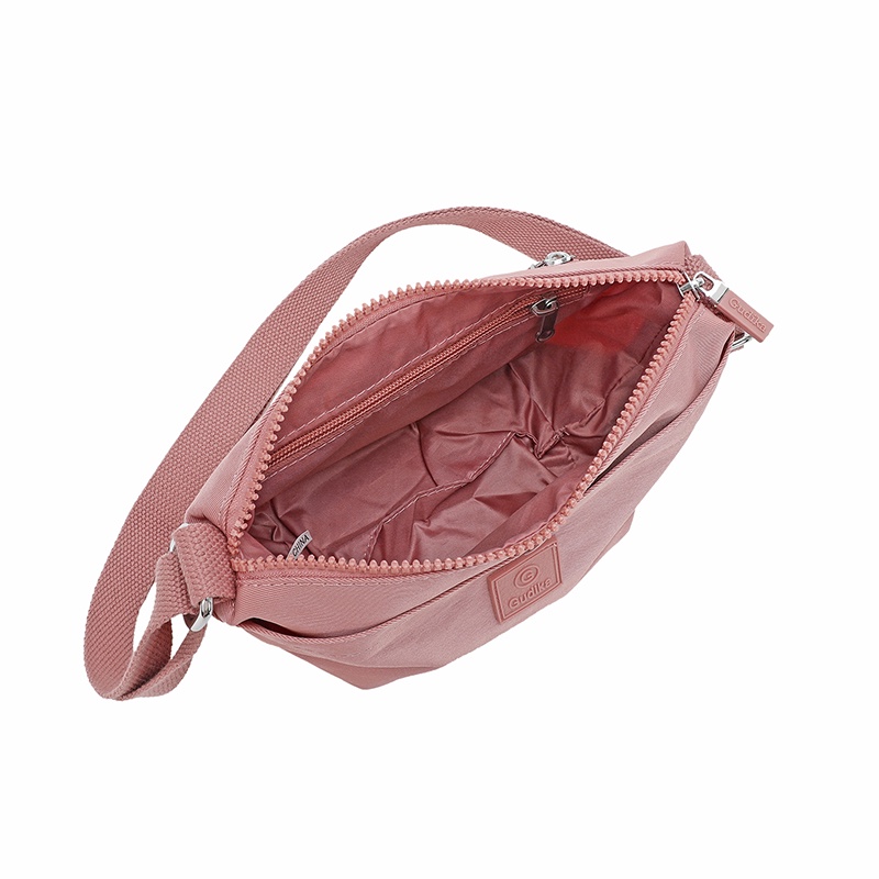 Túi Đeo Chéo Vai Bằng Nylon Chống Nước Chống Mòn Kiểu Dáng Đơn Giản Thời Trang Cho Nữ