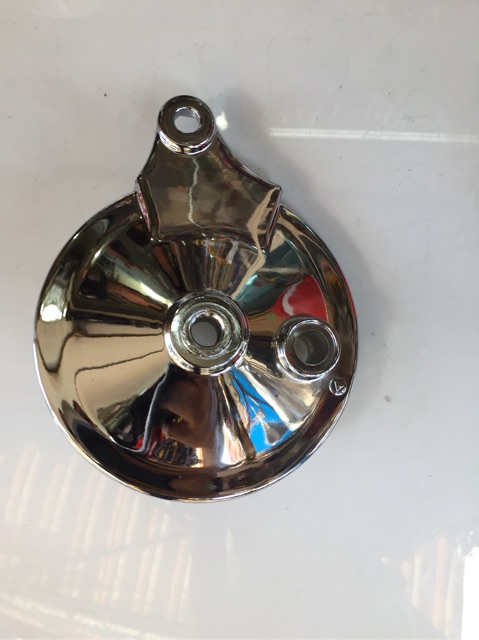 Đùm mạ crom xe wave đỉa có má đùm sau