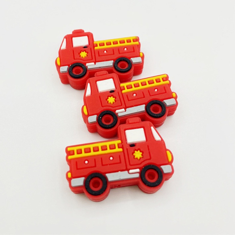 Set 5 Đồ Chơi Hạt Silicon Làm Dịu Răng Họa Tiết Hoạt Hình Dành Cho Em Bé Sơ Sinh