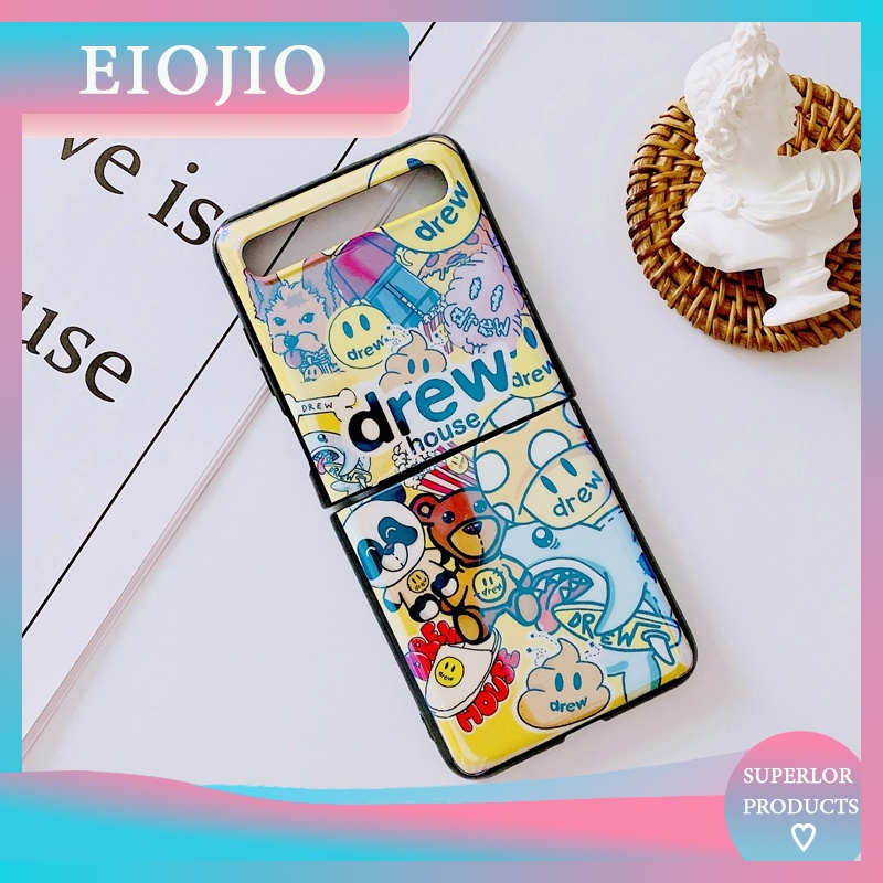 Ốp Điện Thoại PC Cứng Chống Sốc In Hình Thỏ Hoạt Hình Dễ Thương Cho Samsung Galaxy Z Flip 3 5G Z Flip4 Flip 4 / 3 / 2 / 1 5G