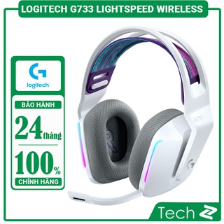 Tai nghe Gaming Logitech G733 LIGHTSPEED Wireless 7.1 RGB White