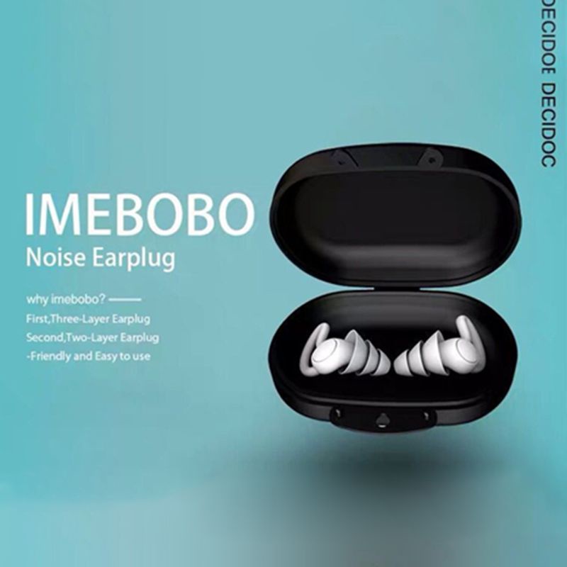 Nút Bịt Tai Bằng Silicone 2Kit Giảm Tiếng Ồn Đa Năng Tiện Dụng