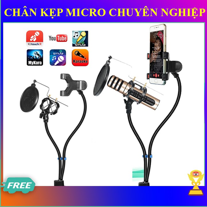 Mic livestream karaoke thu âm cực hay đầy đủ như hình