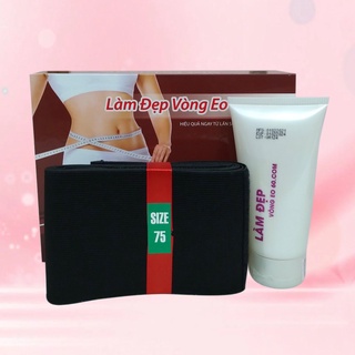 COMBO kem tan mỡ bụng + Vòng đai nịt bụng thông minh Mise En Forme