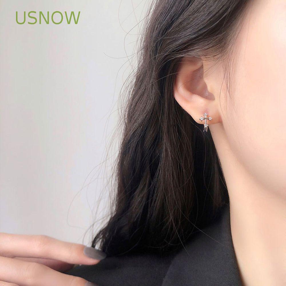 Khuyên Tai Hình Chữ Thập Thanh Lịch Cổ Điển Hợp Thời Trang Cho Nữ