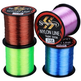 Cuộn Dây Câu Cá Sougayilang Dệt Sợi Nylon Chịu Lực 11-36.3lb 500m