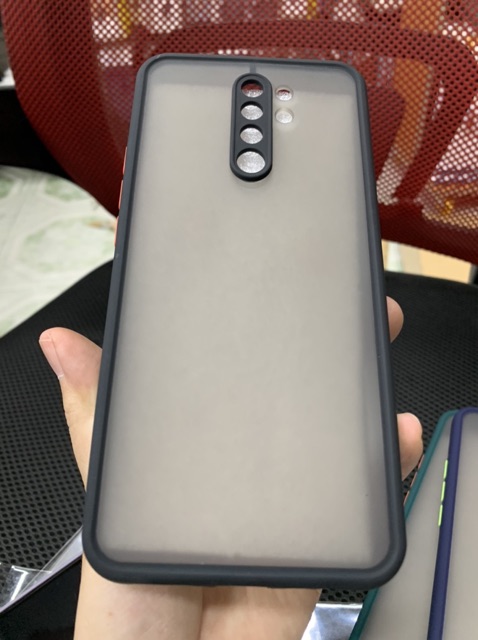 Ốp lưng Xiaomi redmi 9 viền dẻo màu lưng nhám