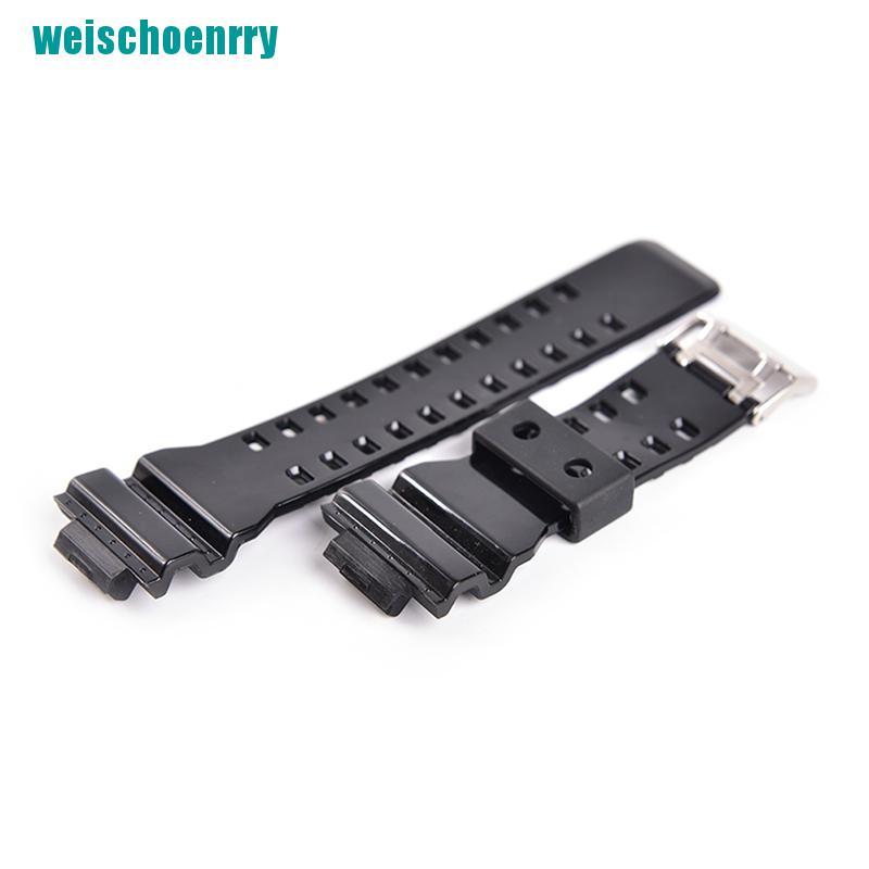 Rér●Dây Đeo Thay Thế Bằng Cao Su Silicone Khóa Kim Loại Cho Đồng Hồ Thể Thao g-shock