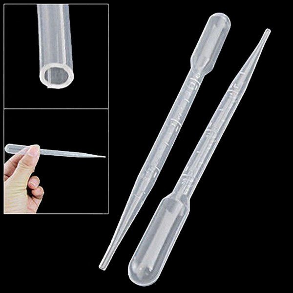 Ống Pipet chiết dung dịch 3ml để Pha Sơn, Thí Nghiệm, Chiết Tinh Dầu, Mỹ Phẩm, Hút Sữa,...