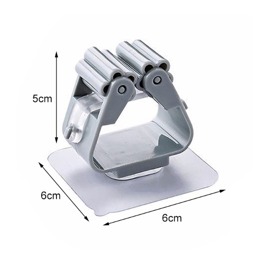 Móc dán tường kẹp giữ lau nhà , móc treo chổi (giá sốc)