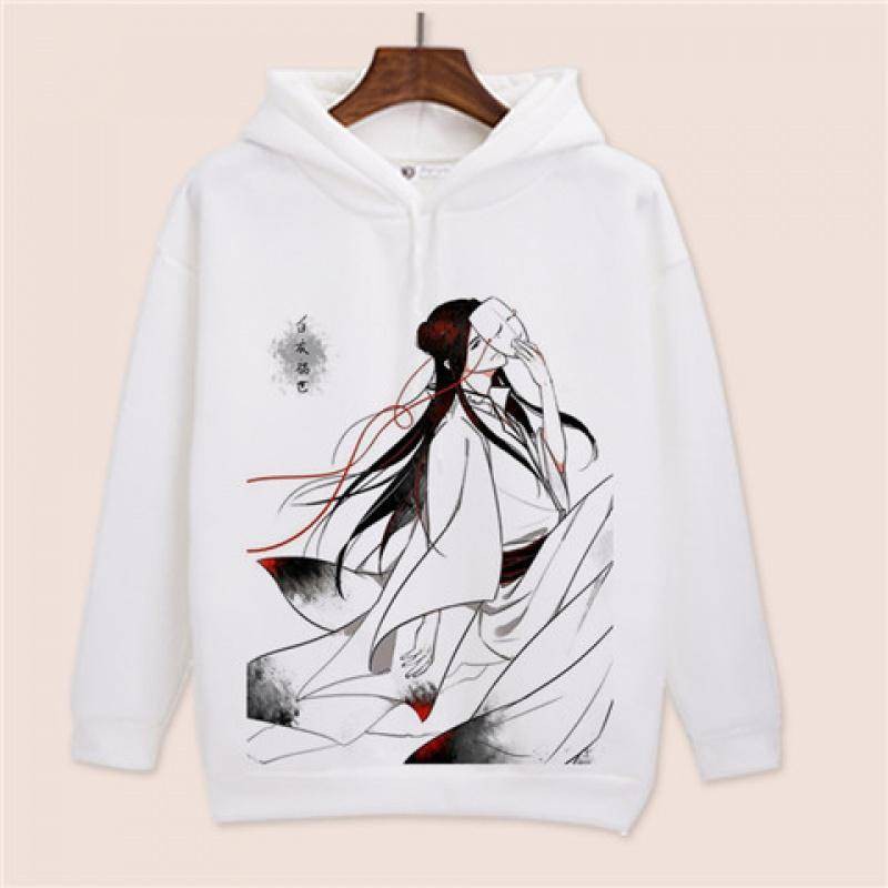 Thẻ Áo Hoodie Dáng Dài In Họa Tiết Anime Cá Tính Cho Nam