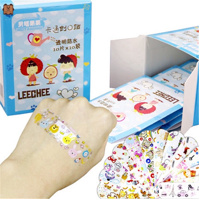 Băng Keo Cá Nhân URGO Hoạt Hình Cho Bé - Siêu CUTE (Hộp 120c) No.100425