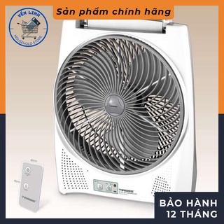 Quạt tích điện, sạc điện Tiross TS9174, Sản phẩm chính hãng