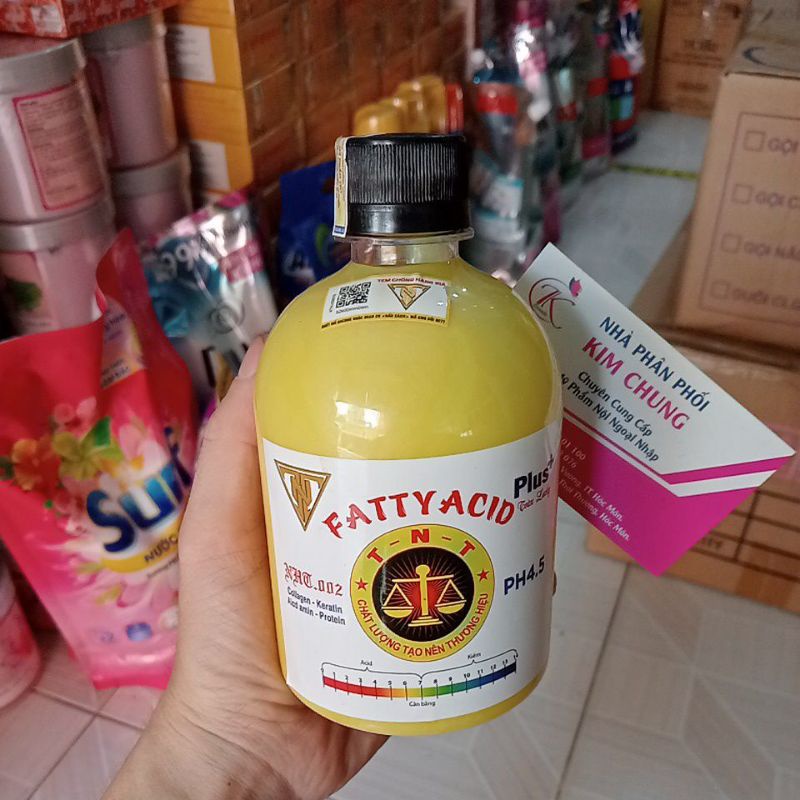 A xít béo hỗ trợ uốn duỗi nhuộm 450ml