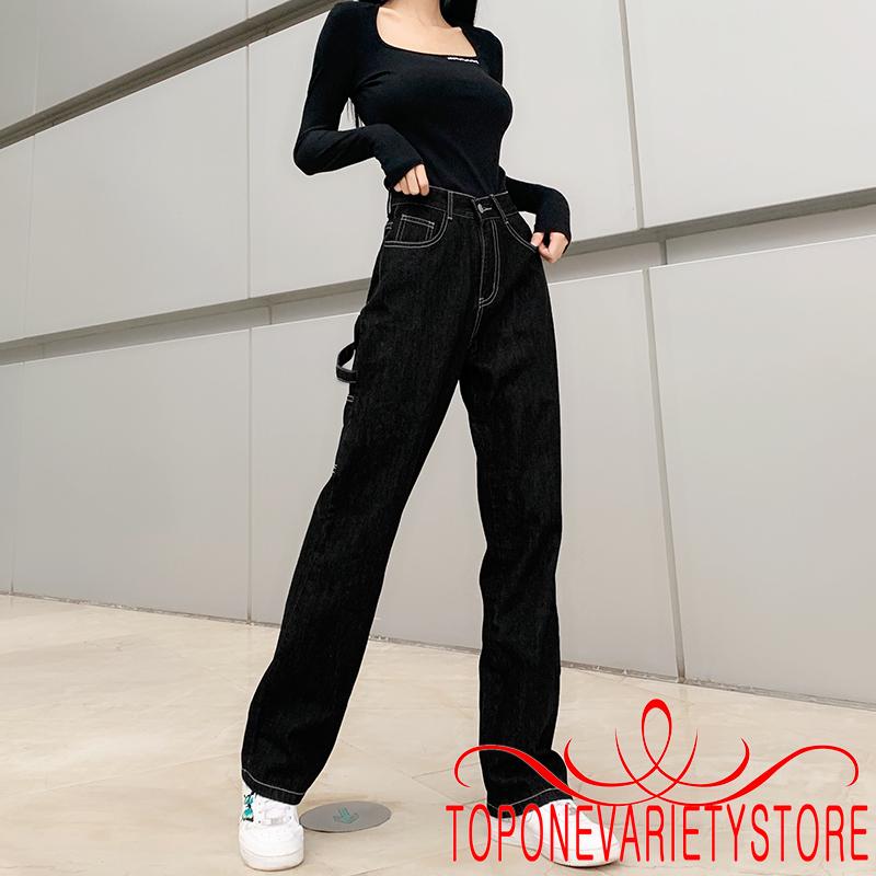 Quần Jeans Dài Ống Rộng Thời Trang Dành Cho Nữ | BigBuy360 - bigbuy360.vn