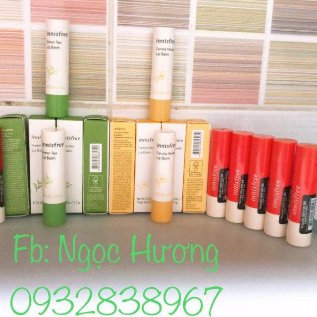 Son dưỡng innisfree không màu