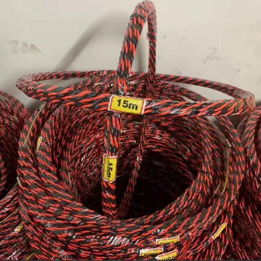 dây mồi luồn dây điện 💢💢𝑭𝑹𝑬𝑬𝑺𝑯𝑰𝑷  💢💢 xả kho  _dây xoắn 3 sợi siêu bền,nhựa đỏ đen