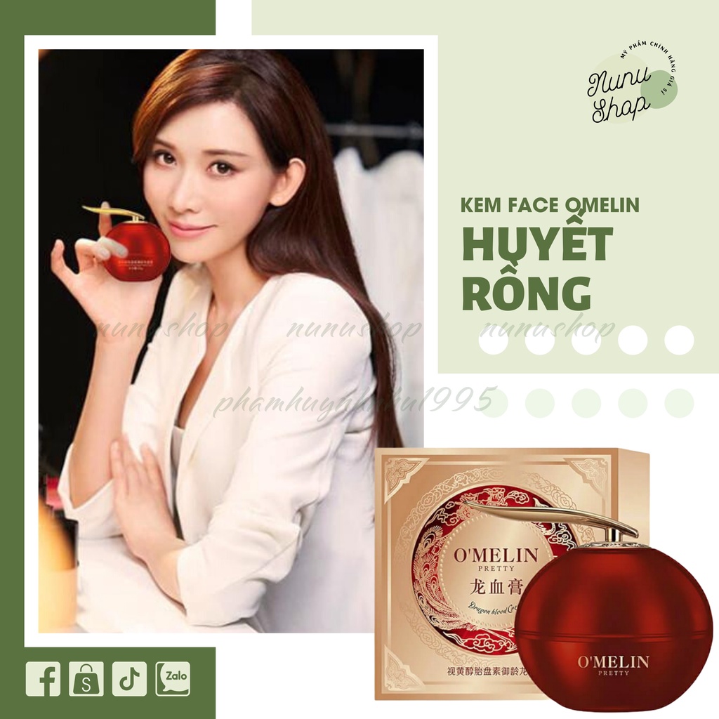 Kem Dưỡng Da Huyết Rồng O’MELIN 50g + tặng gương mini