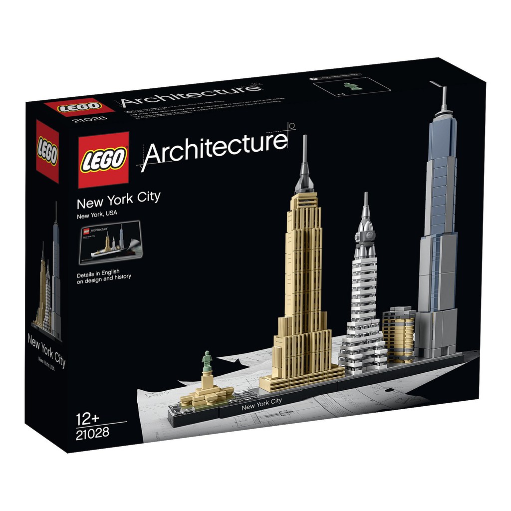 [HÀNG ĐẶT - LIÊN HỆ] LEGO Architecture 21028 - Thành Phố New York (LEGO Architecture New York City 21028)