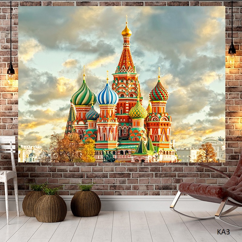 ❤️FREESHIP❤️ Tranh vải treo tường size lớn mẫu mới Decor phòng ngủ trang trí tường phòng khách 130x150cm