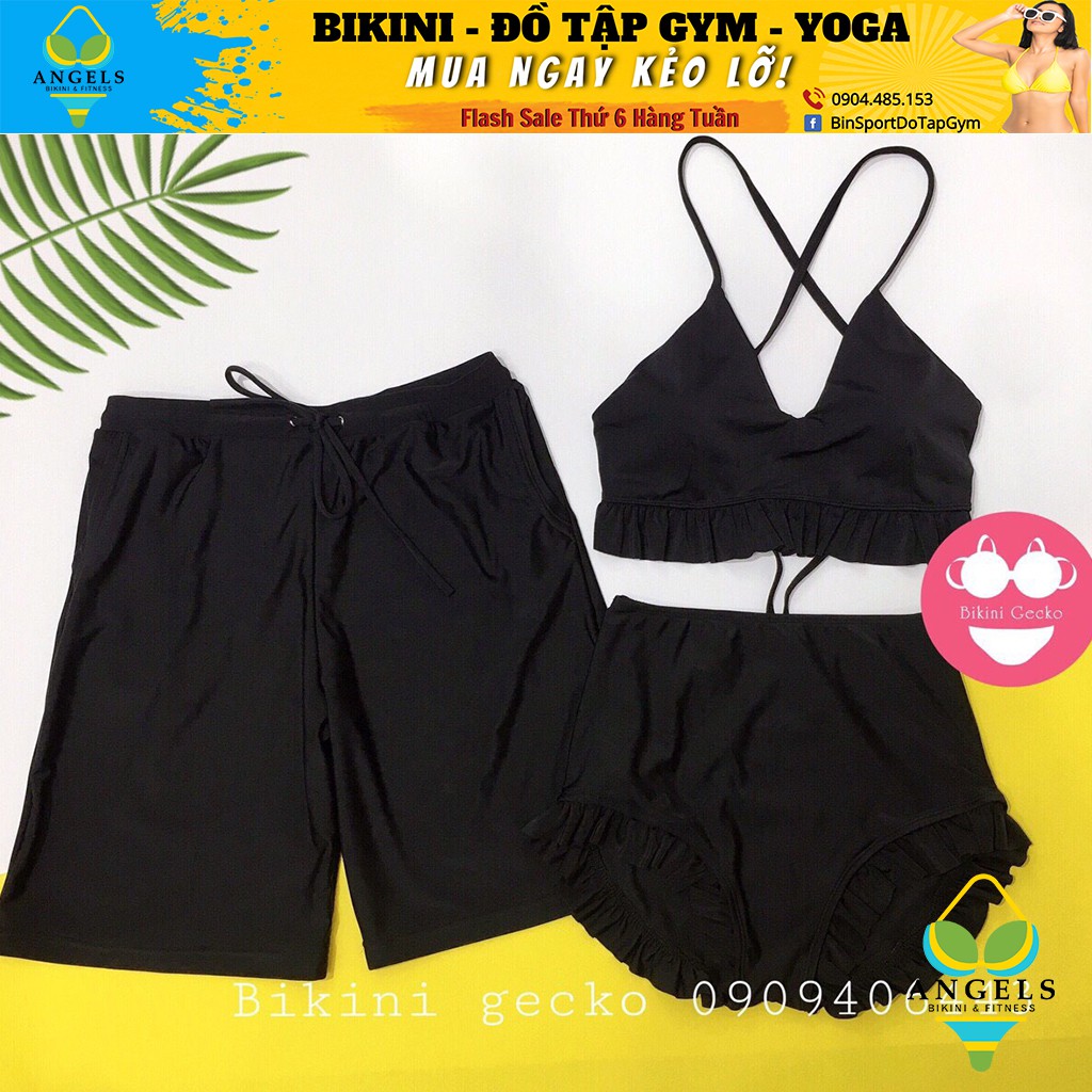 Bikini Hai Mảnh Viền Bèo nhiều màu BHV011 | BigBuy360 - bigbuy360.vn