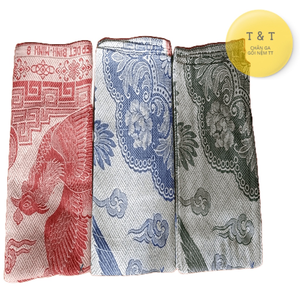 Mền Chỉ Thêu Long Phụng - Họa tiết xưa - đẹp mắt - đắp khá tốt