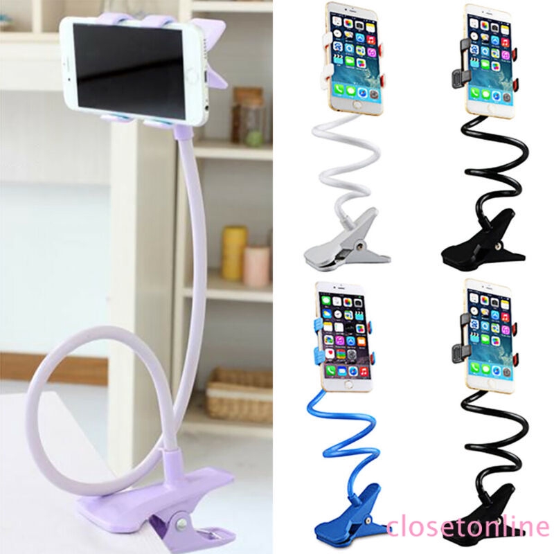 COD Flexible Holder for IPhone Tablet IPad Desktop Bed Long Arm Lazy Stand Clip CL