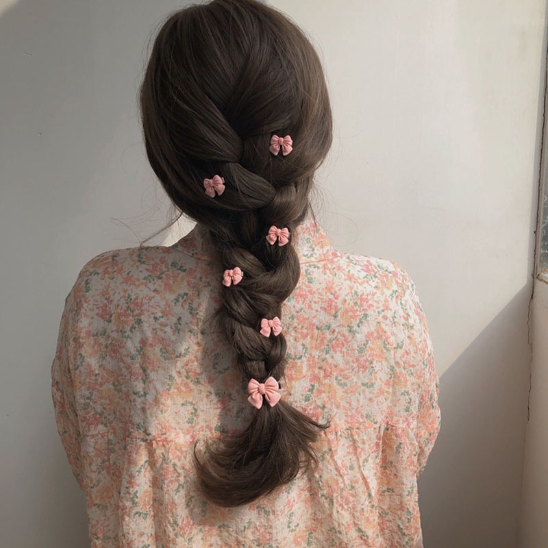 ✨✨Kẹp tóc hình trái tim/ quả đào/ nơ/ trái tim thời trang cho nữ