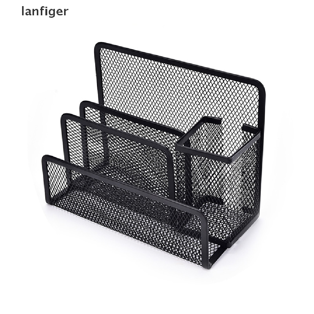 1 Giá Đỡ Tài Liệu Giấy Tờ Văn Phòng Màu Đen Dạng Lưới