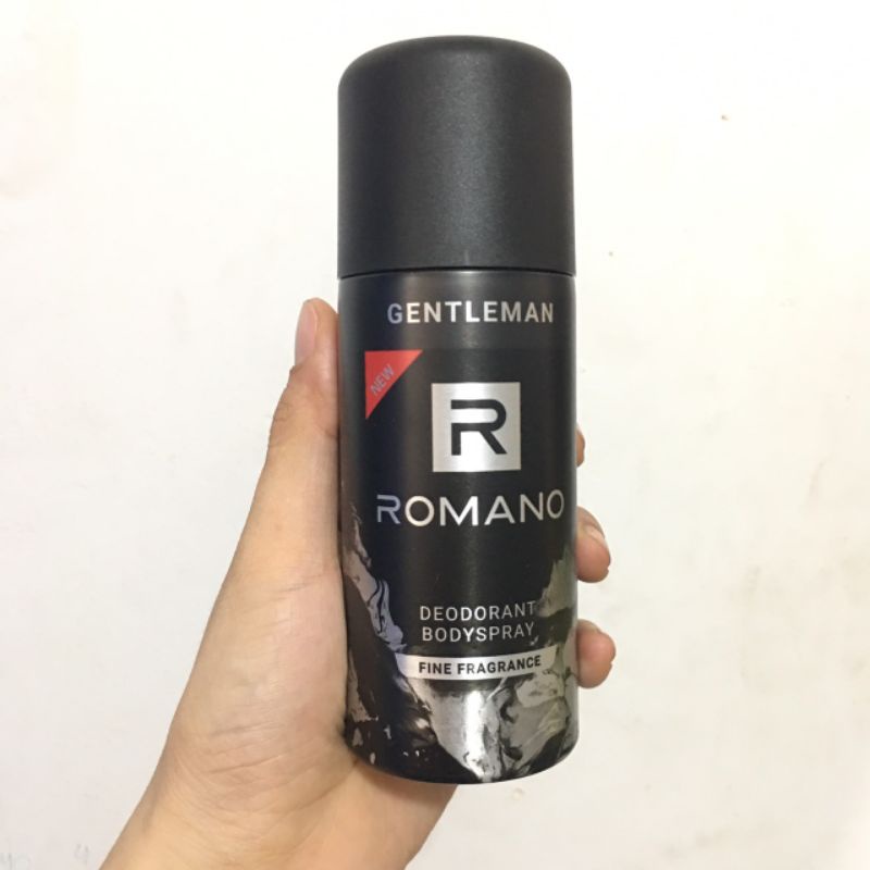 Xịt Ngăn Mùi Toàn Thân Romano Gentleman 150ml