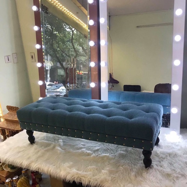 Ghế băng- ghế chờ - ghế sofa cho shop [CHÂN CAO]