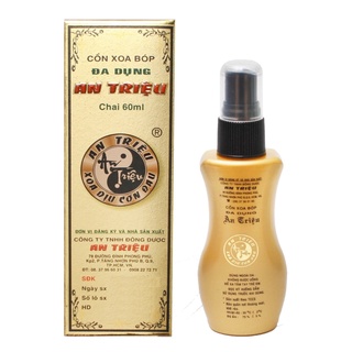 Cồn xoa bóp đa dụng An Triệu chai xịt 60ml