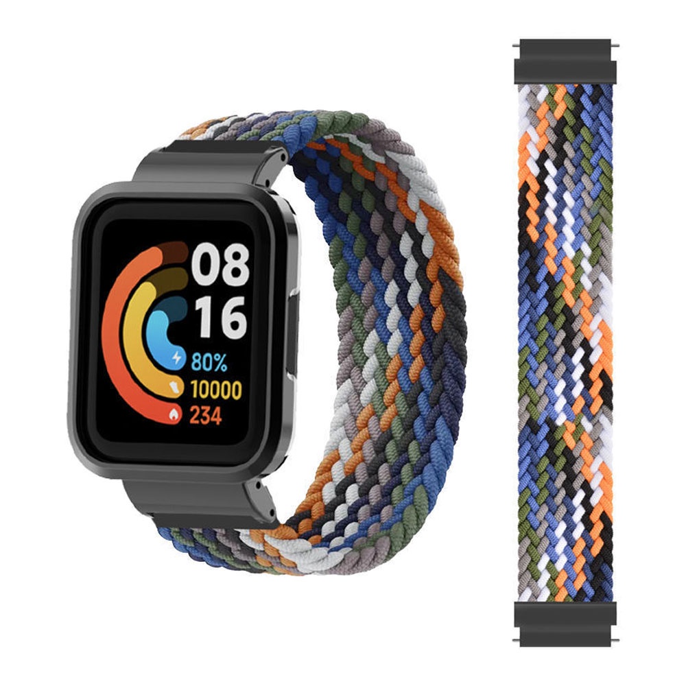 Dây Đeo Sợi Nylon Co Giãn Cho Đồng Hồ Xiaomi Mi Watch Lite / Redmi Watch 2 / Redmi Watch 2 Lite