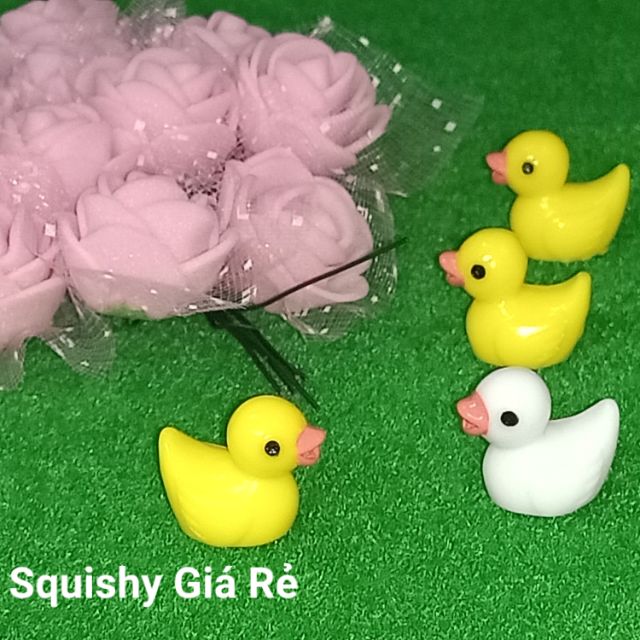 Charm Trang Trí Slime Hình Con Vịt Giá Rẻ