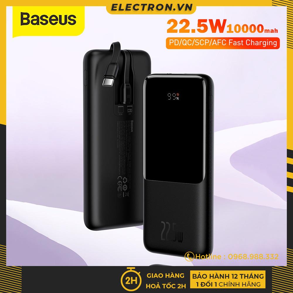 Pin Dự Phòng Sạc Nhanh Baseus Elf Digital Display Fast Charge Power Bank 10000mAh 22.5W