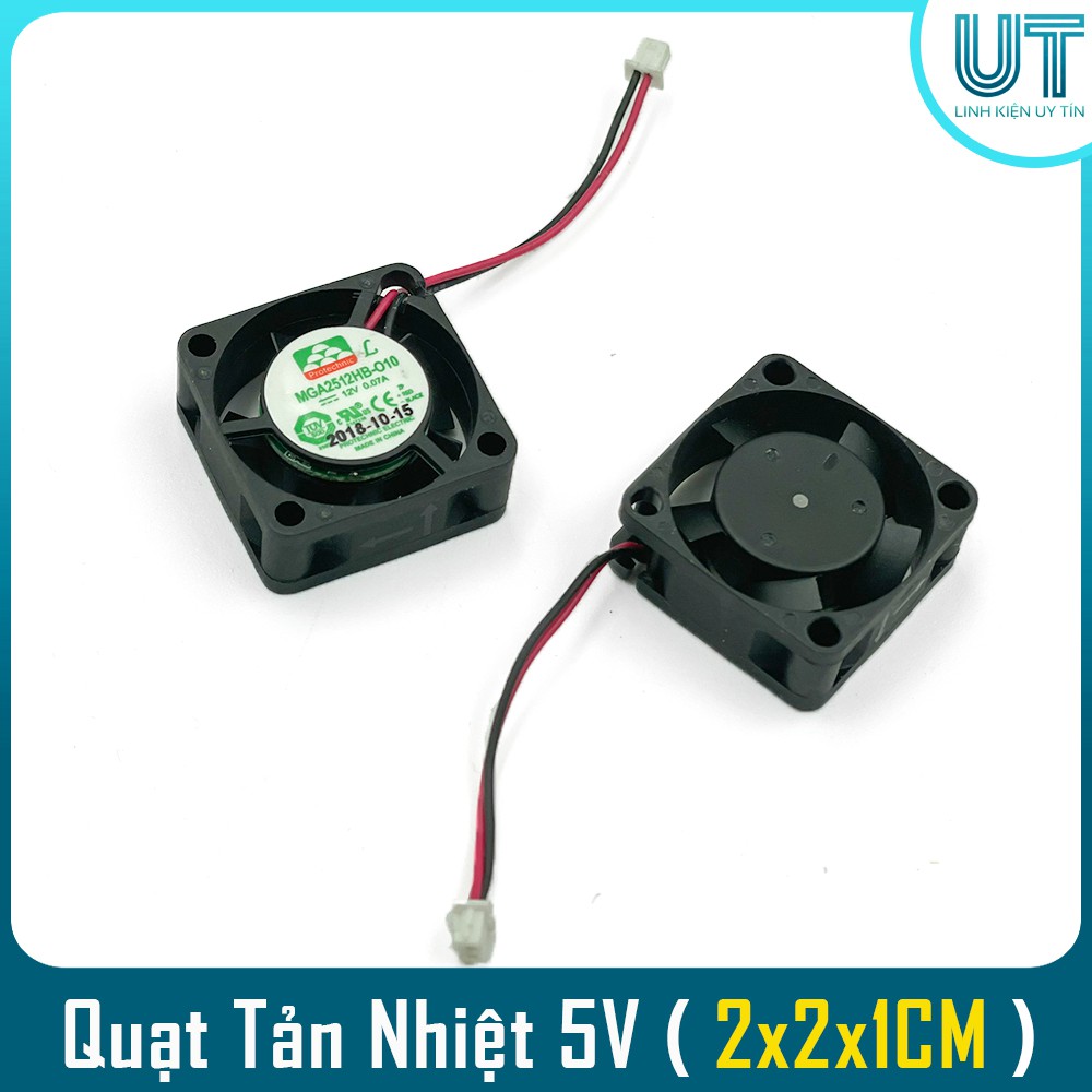 Quạt Tản Nhiệt 5V mini 2x2x1cm (Chính hãng)