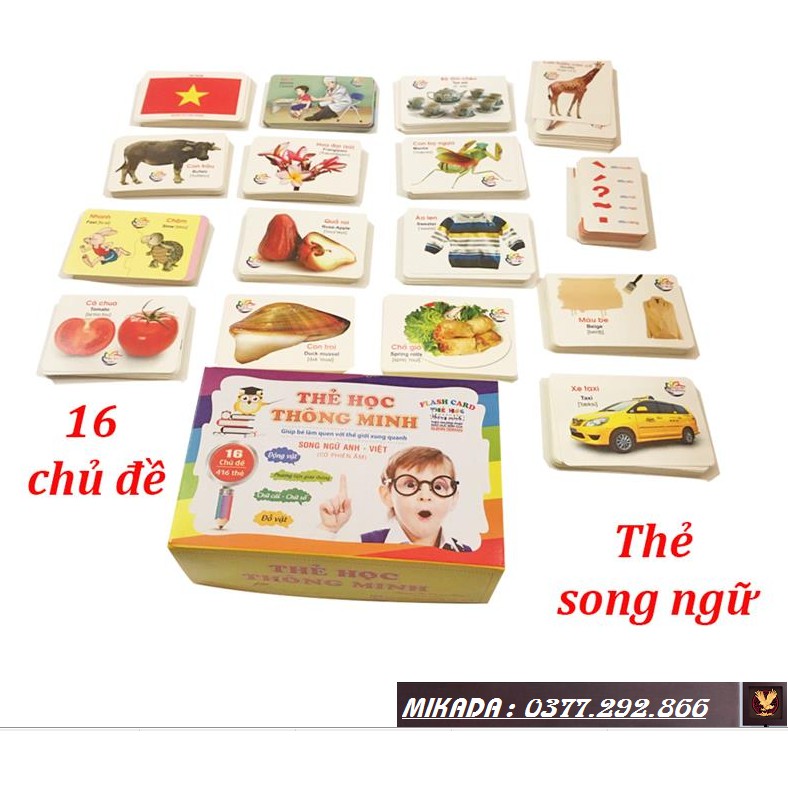 flashcard Glenn Doman thế giới xung quanh GDKids