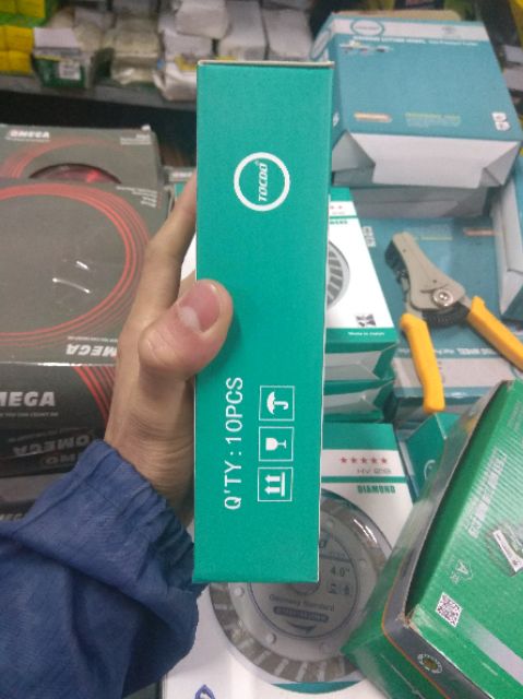 Hộp 10 lưỡi cắt gạch đa năng Tocdo