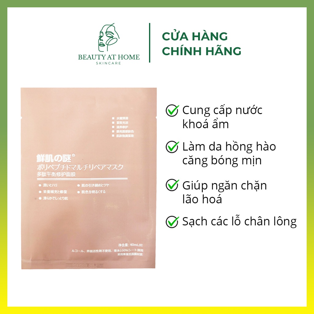 Mặt nạ dưỡng trắng da cấp ẩm nhau thai giúp làm trắng tự nhiên căng bóng trẻ hoá làn da (lẻ 1 miếng)