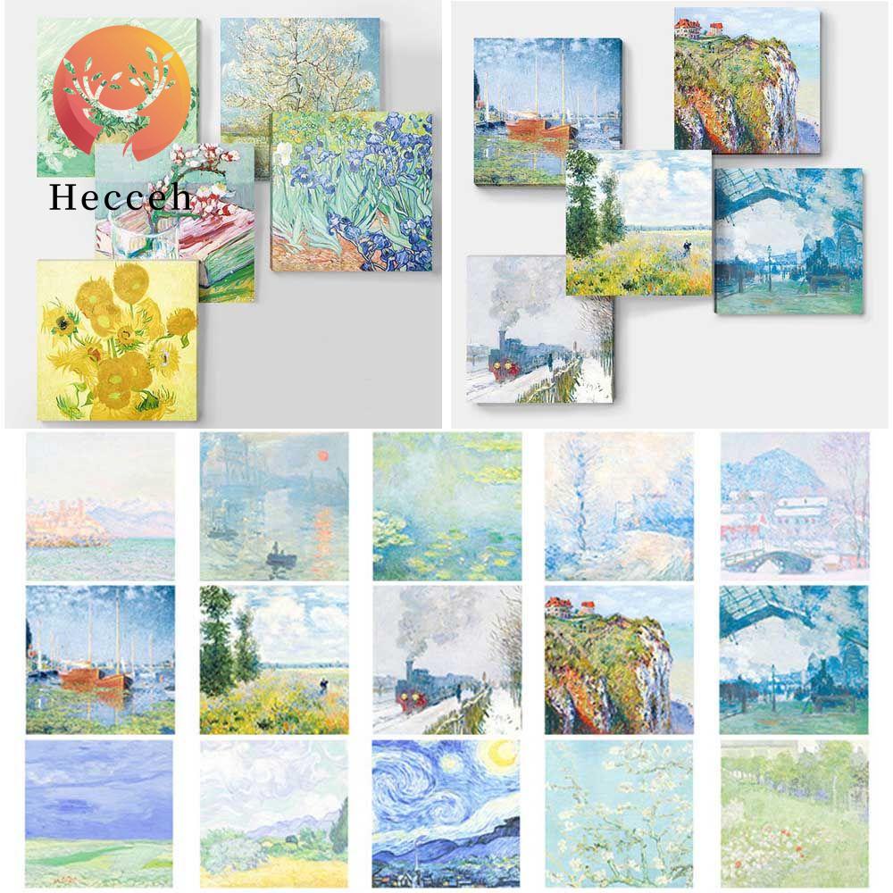 ⚝Hecceh⚝ Set 50 Tờ Giấy Ghi Chú Họa Tiết Dễ Thương Dùng Để Trang Trí Sổ Tay/ Nhật Ký DIY