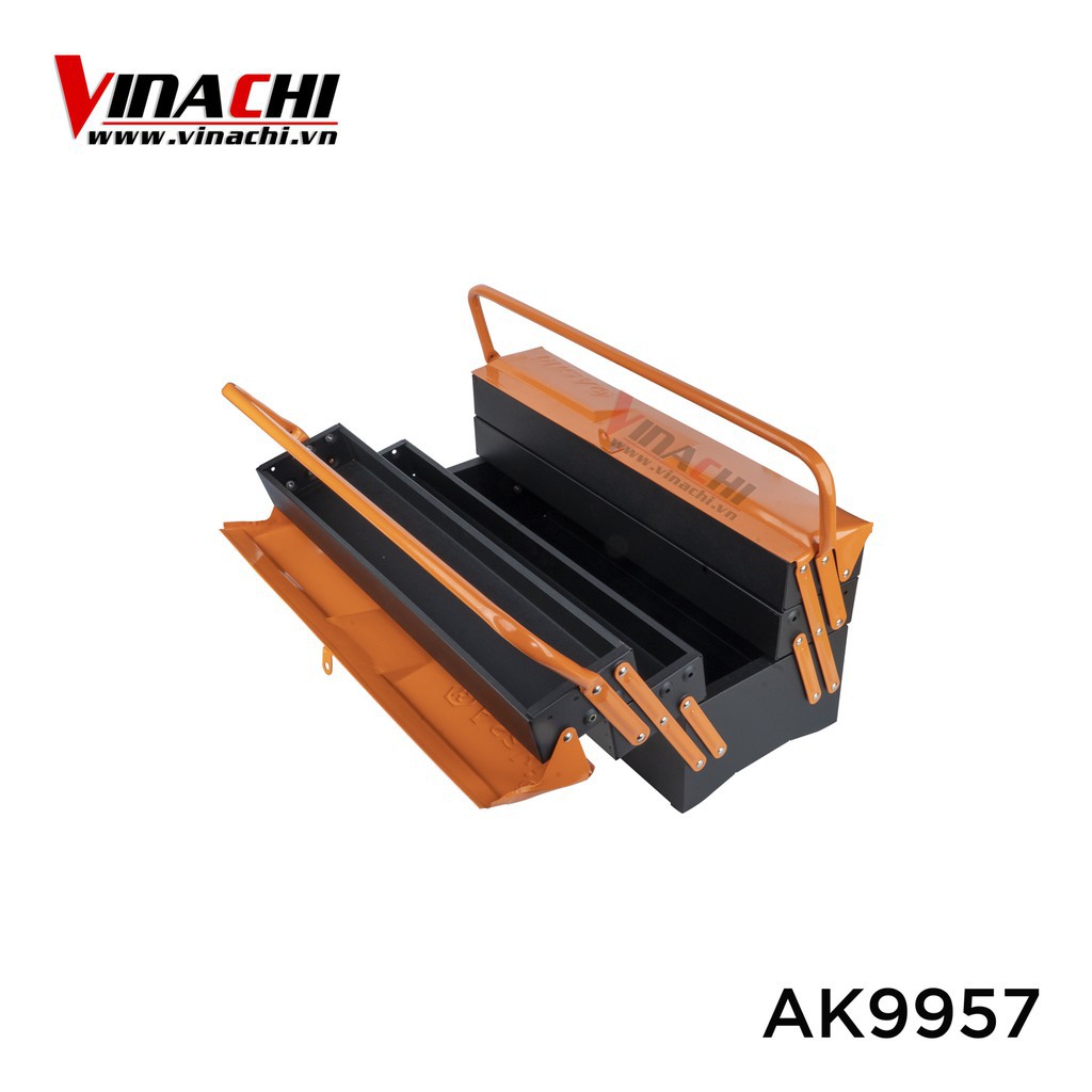 Hộp đựng đồ nghề Asaki AK9957 - 3 tầng 50x20x23cm