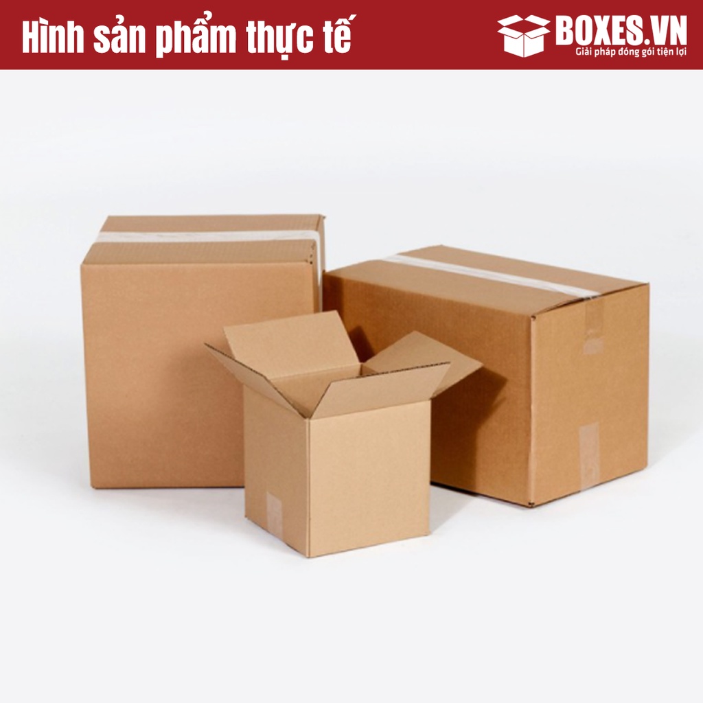 9x9x8 Combo 50 hộp Carton đóng gói hàng giá tại xưởng