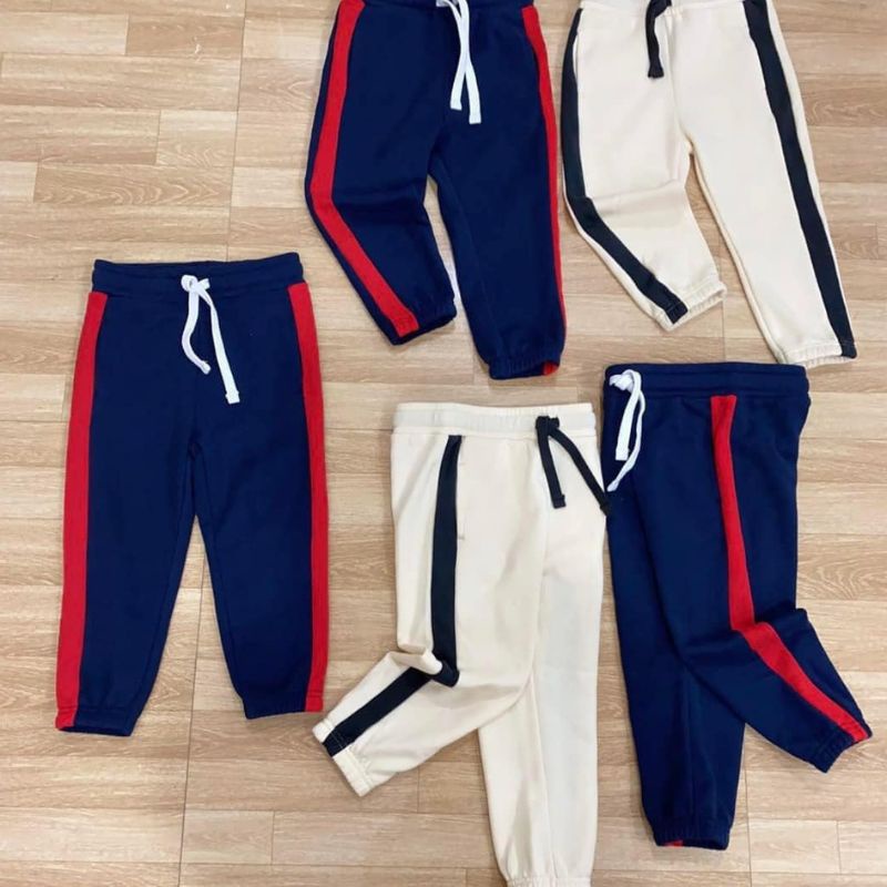 Quần nỉ cho bé Set2 quần dáng jogger khoẻ khoắn JIMADO